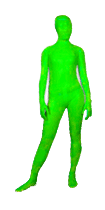 Chroma Key Green Body Suit